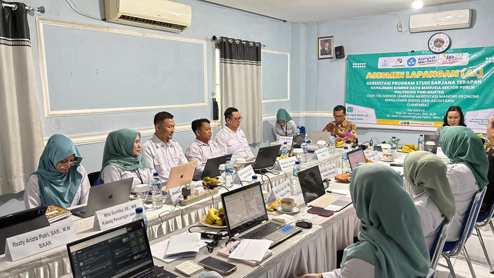 Program Studi MSDM Sektor Publik Politeknik PGRI Banten Jalani Asesmen Lapangan Akreditasi oleh LAMEMBA
